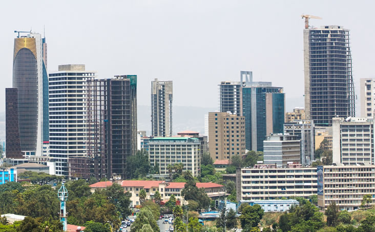 Addis Ababa skyline